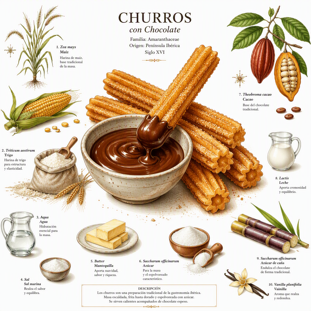 Uunissa paistettuja churroja suklaakastikkeen kera